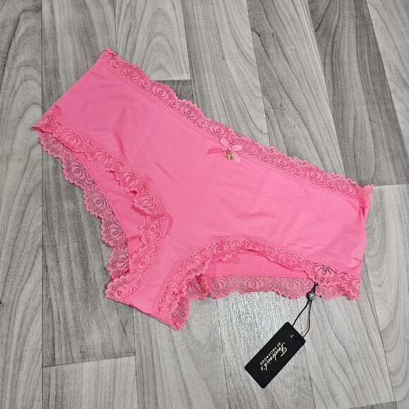 Frederick's of Hollywood Other - Frederick's Of Hollywood Pink Microfiber Stretchy Cheeky Panties Size XXL